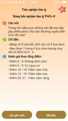 Bệnh Trầm Cảm android App screenshot 3